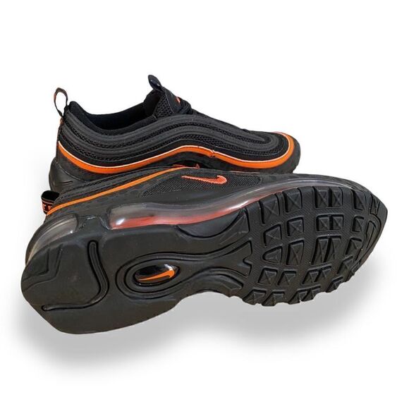 Nike Air Max 97 GS Safari Black Safety Orange DX3088-001 Youth size 5Y/ 6.5 Wmns - Picture 7 of 8
